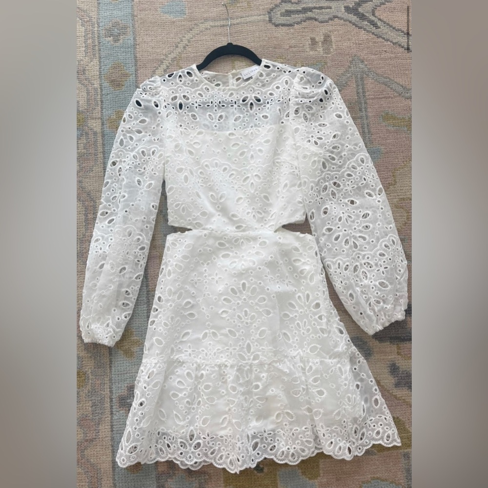 White Eyelet Dress